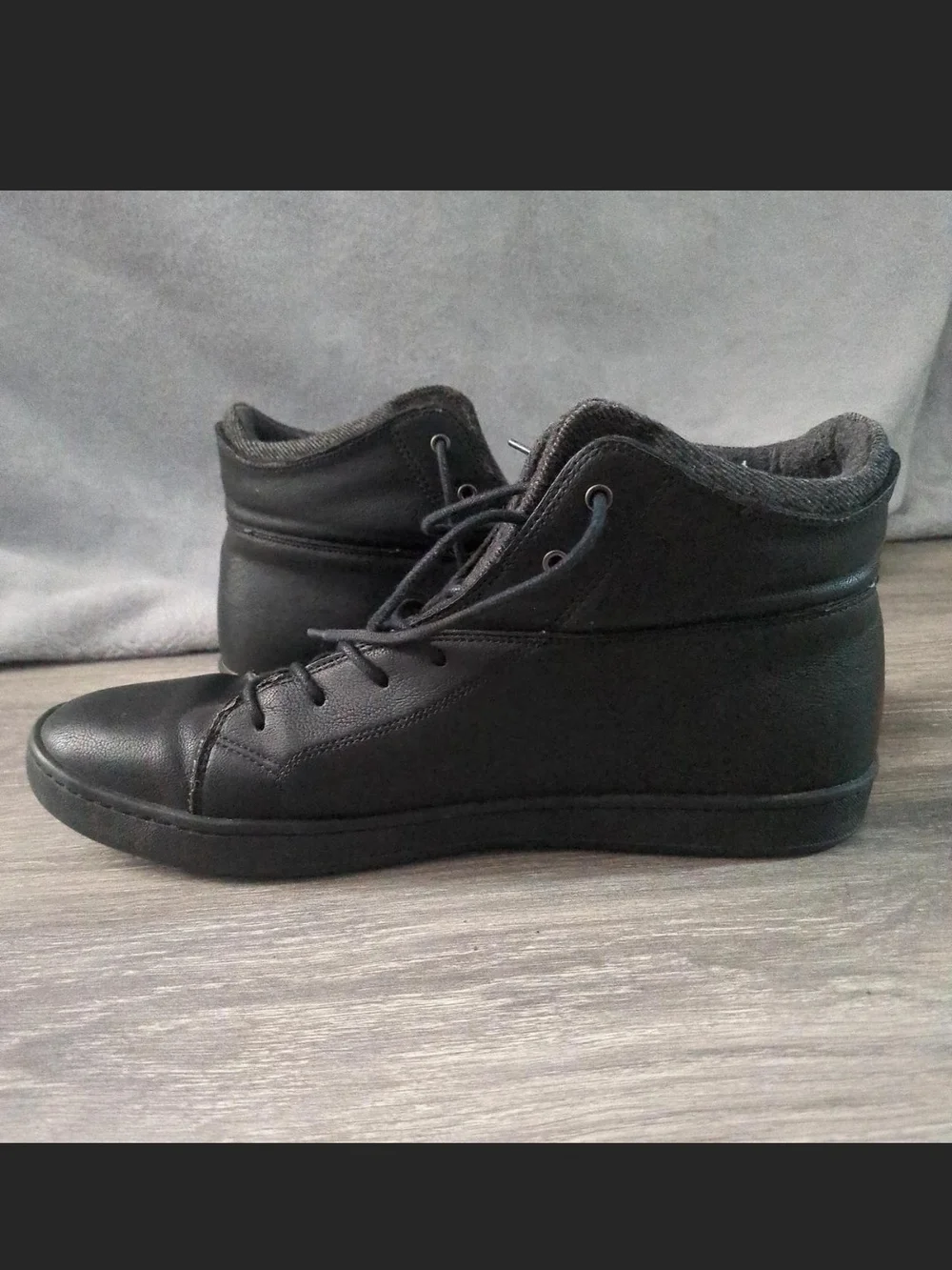 Men's Aldo Black Lace-Up Casual Boots